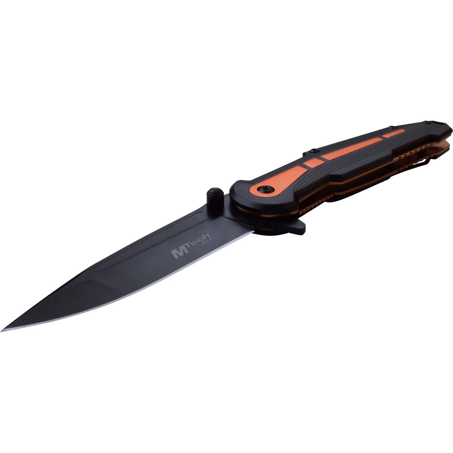 Details about   Spring-Assist Folding KnifeMtech 3.5" Black Blade Tie Dye Psychedelic Orange 