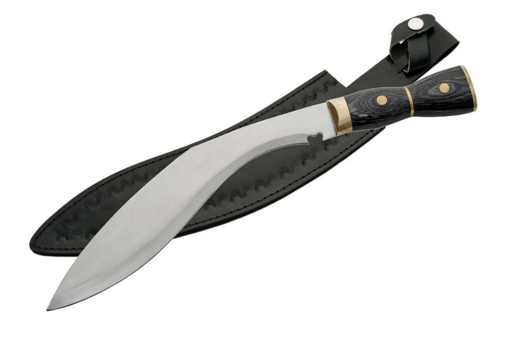 Fixed-Blade Knife 15in. Nepalese Military Gurkha Kukri Combat Blade Machete