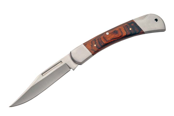 5in. Classic Rosewood Lockback Folding Pocket Knife