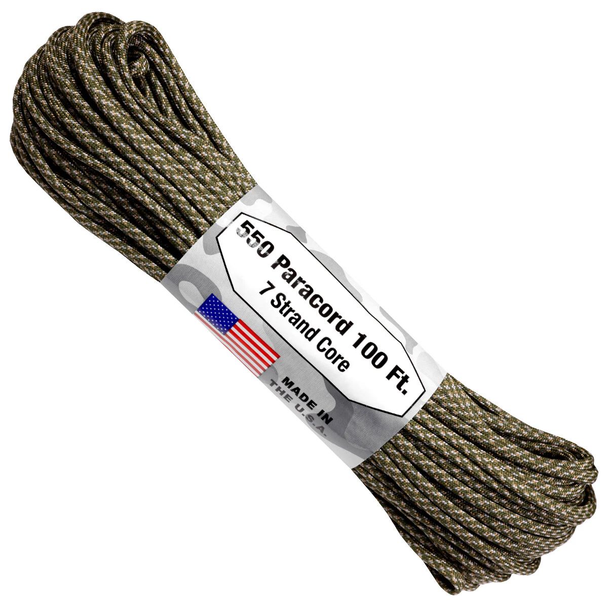 550 Paracord - 100Ft - Digital ACU - Made In Usa