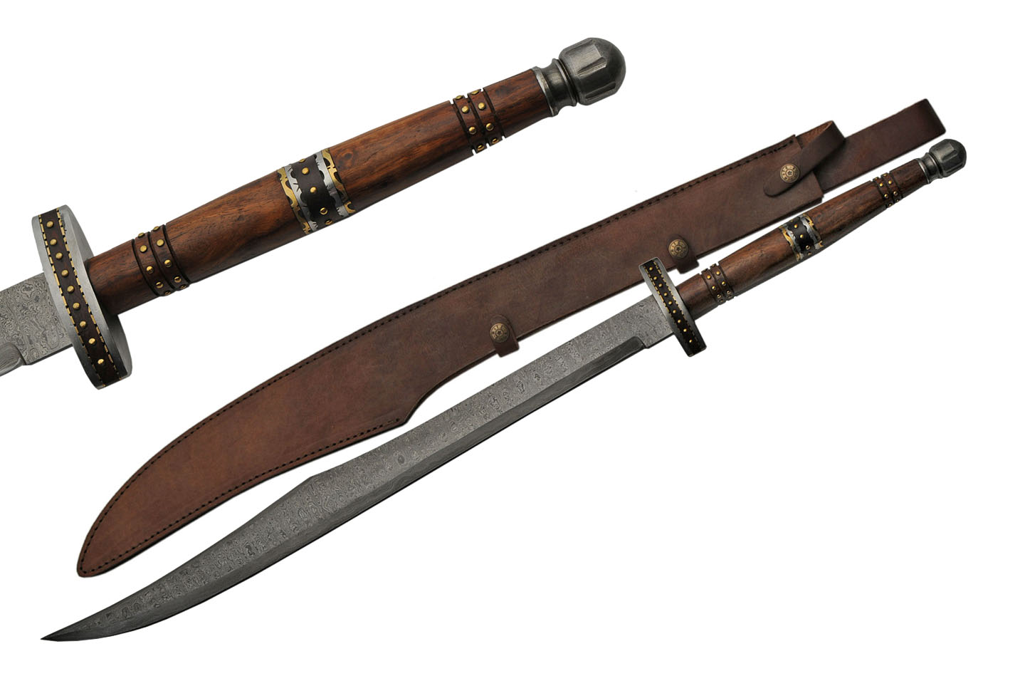 Scimitar Sword | Damascus Steel Blade 36.5