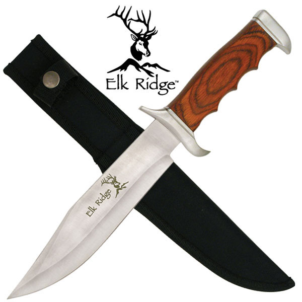 12.5in. Elk Ridge Heavy Bowie Knife w/ Sheath