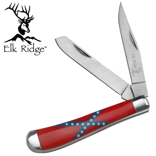 Elk Ridge 2 Blade CSA Folding Knife 2.75In Blade