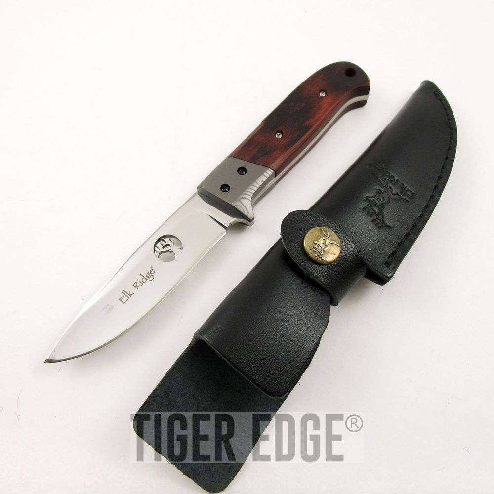 Elk Ridge Dark Wood Hunting Knife