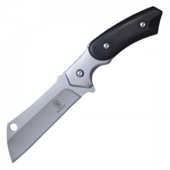 Fixed Blade Hunting Knife Faux Damascus Etch Razor-Style Black Wood Hbk205Bk