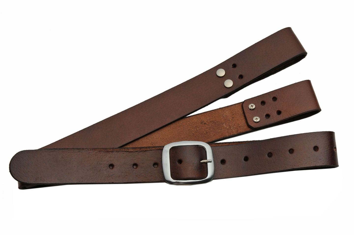 Adjustable Shoulder Belt Harness For Medieval/Samurai Swords - Brown Leather