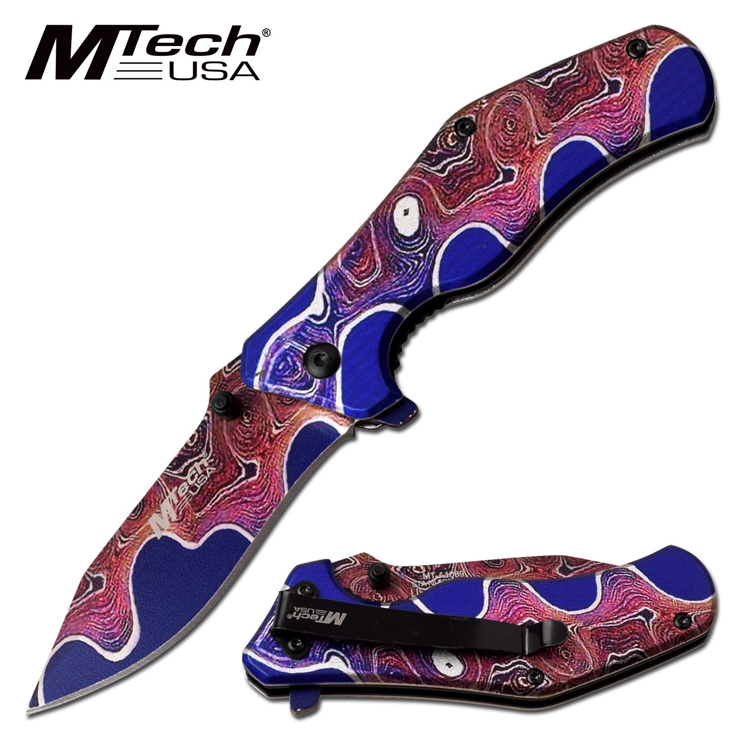 Spring-Assist Folding Pocket Knife | Mtech 3