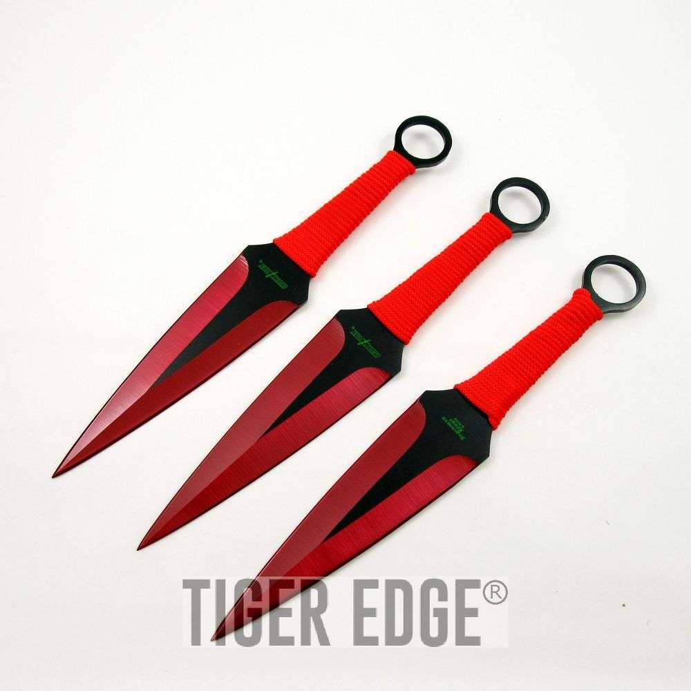 Tiger Steel Kunai Ninja Throwing Knives For Sale, All Ninja Gear: Largest  Selection of Ninja Weapons, Throwing Stars