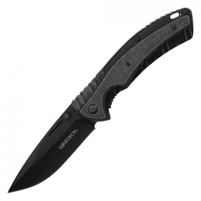 Spring-Assisted Folding Knife | Wartech Stone Gray 3.25