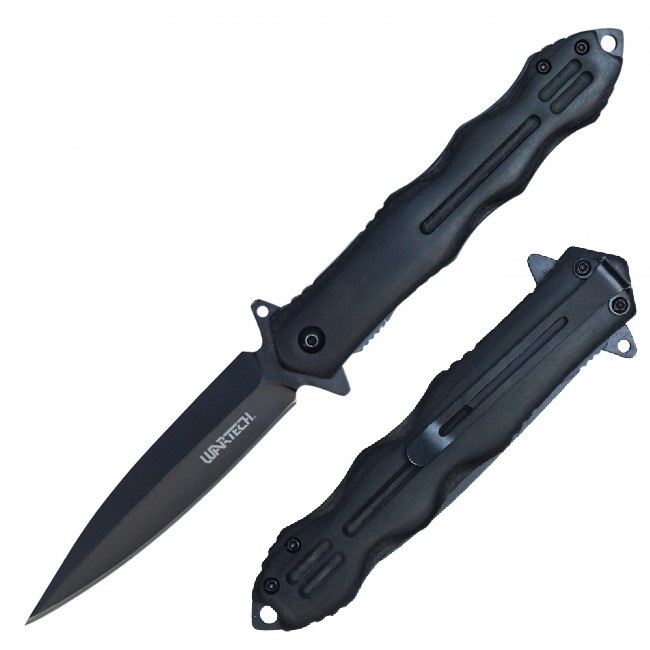 Spring-Assist Folding Knife | Wartech Gothic Stiletto 3.75