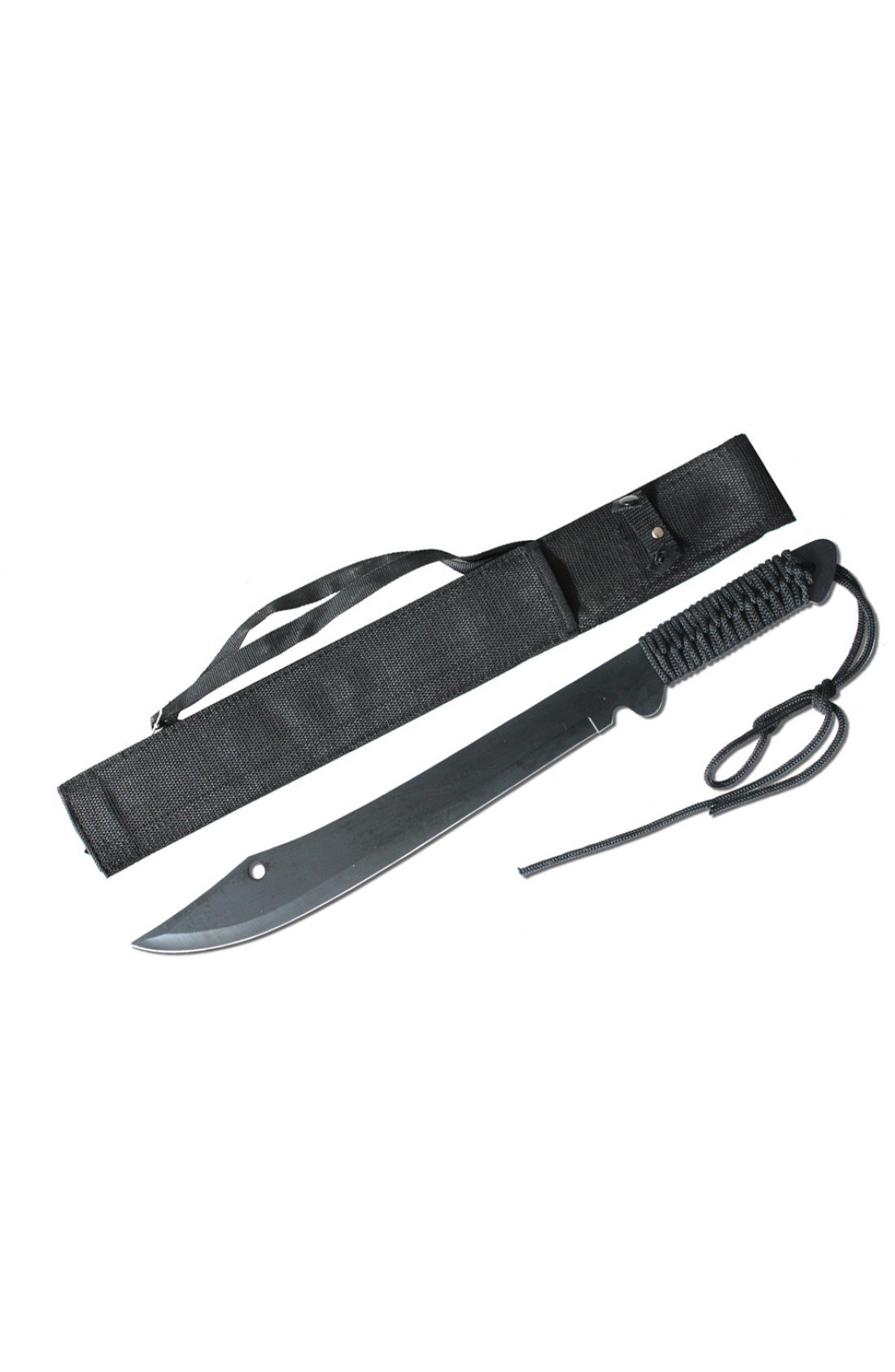 Machete | Fixed-Blade Full Tang Black Ninja Blade 20