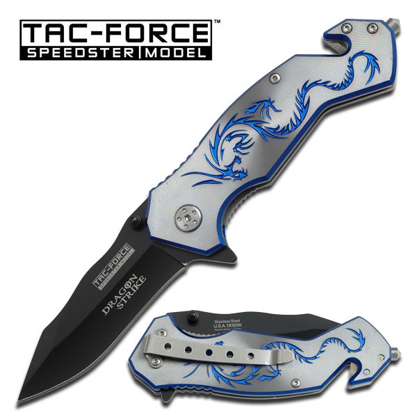 SE Spring Assisted Drop Point Folding Knife with Psychedelic