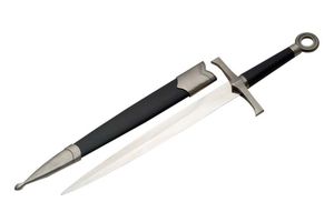 14 5/8in. Black Knight Medieval Short Sword Dagger
