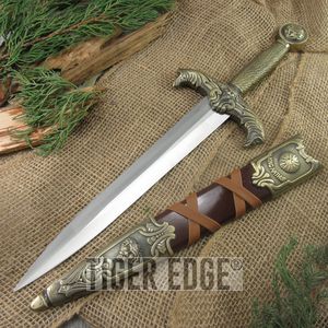 Fixed-Blade Dagger Medieval King Arthur Knight Knife Costume Prop Replica