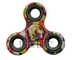 Fidget Spinner Low-Cost - Stainless Steel Bearings - Red Yellow Black 211426