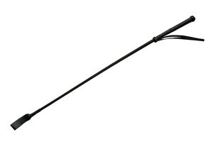 Black Pink Riding Crop Comfortable Handle Horse Whip Long Straights Rattan Whips 