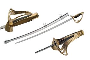 U.S. Model 1860 Light Cavalry Saber Sword w/ Sheath