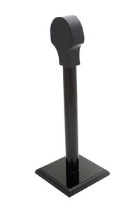 Helmet Stand | Collector Black Full Size Wooden Display Stand Historic Headgear