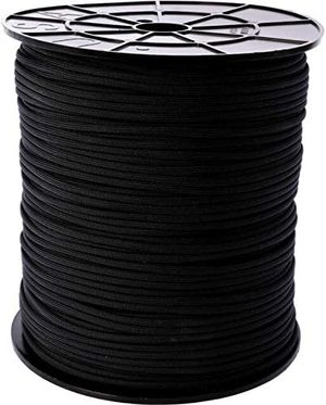 Atwood Rope 550 Paracord - 1000ft Spool - Black - Made in USA