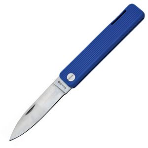 Folding Knife Baladeo Papagayo Lockback Knife Stainless Steel Blade - Blue