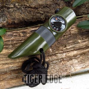 Compass Thermometer Led Whistle Survival Tool