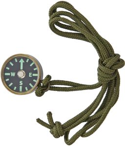 Survival Compass Combat Ready 3.4in. Diameter Mini Lanyard Compass