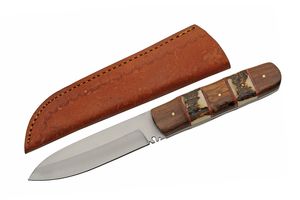 Hunting Knife | Rite Edge Fixed-Blade Muzzleloader Rifleman Patch Knife + Sheath
