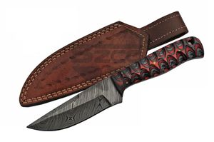 Fixed Blade Hunting Knife | Damascus Steel 8