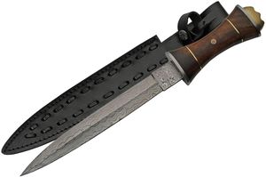 Dagger | Scottish Dirk Double Edge Damascus Steel 9.5