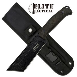 Tactical Knife Evolution 5.5in. Tanto Blade Full Tang Combat Tactical + Sheath