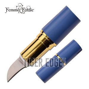 Lipstick Hidden Knife | Femme Fatale Blue 2.75