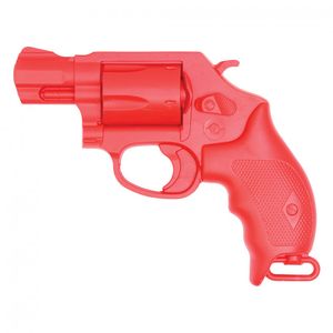 Training Revolver Martial Arts Prop Dummy Handgun Pistol Self-Defense Red