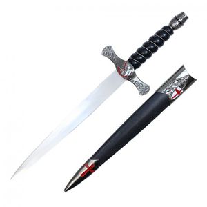Medieval Dagger 15.75in. Overall Crusader Knights Templar Knife Costume 5962Ch