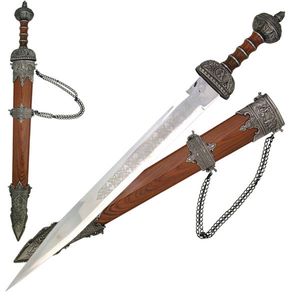 30in. Roman Gladius Sword w/ Wood Grain Scabbard
