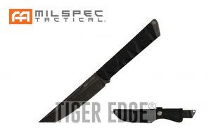 Tactical Tanto Knife Milspec 5in. Tanto Stone Gray Blade Japanese + Sheath