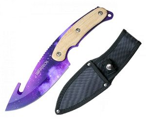 Hunting Knife | Wartech Purple Galaxy 4.5