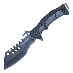 Tactical Knife Wartech 4.2in. Blade Fantasy Combat Cleaver Full Tang + Sheath
