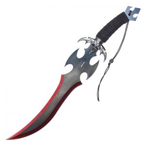 Fantasy Knife 20in. Overall Demon Alien Red Blade Knife With Sheath Included