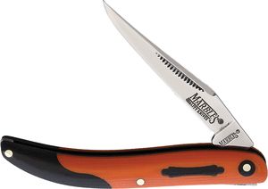 Folding Knife | Marbles Tiny Toothpick Orange G10 Mirror Stainless Steel Blade