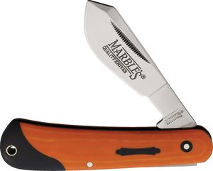 Folding Knife | Marbles Cotton Sampler Orange G10 Mirror Stainless Steel Blade