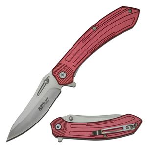 Pocket Knife Mtech Spring-Assist Folding 3.5in Drop Blade Tactical Pink