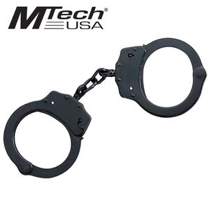 Black Double-Lock Handcuffs W/ 2 Keys