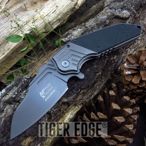 Mtech Xtreme Gray G10 Tactical Futuristic Spring Assist Folding Knife
