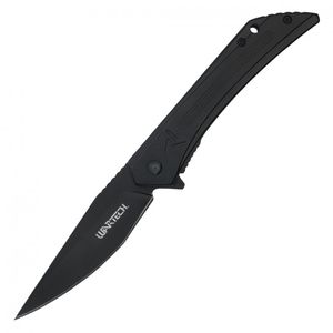 Pocket Knife Wartech Spring-Assist Folding Black 3.5In Blade Stainless Steel