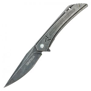 Pocket Knife Wartech Spring-Assist Folding Stonewash Blade Stainless Steel