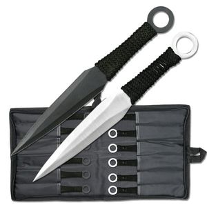 8.5in. Perfect Point 12-Pc. Naruto Kunai Throwing Knife Set w/ Sheath