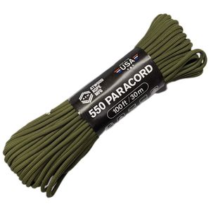 550 Paracord - 100ft Hank - Olive Drab - Made in USA