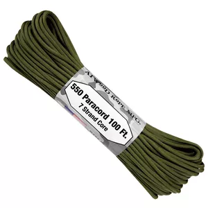 550 Paracord - 100ft - Olive Drab - Made in USA
