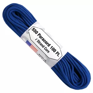 550 Paracord - 100ft - Royal Blue - Made in USA