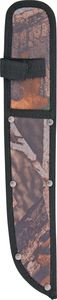 Fixed-Blade Knife Sheath | Hunter Camo Nylon Belt Pouch - For Blades Up To 8.5